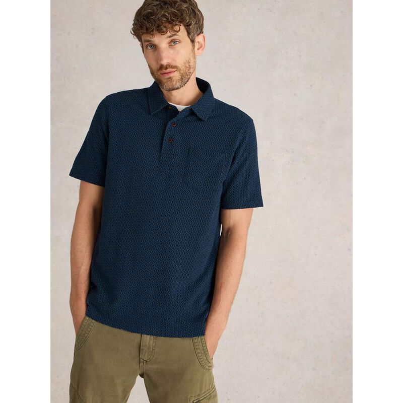 White Stuff Jacquard Polo image number 2